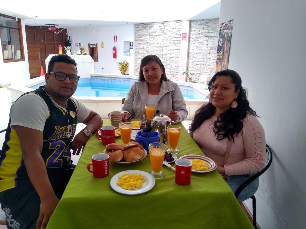 Hospedaje Casa Blanca Beach Los Banos del Inca ภายนอก รูปภาพ